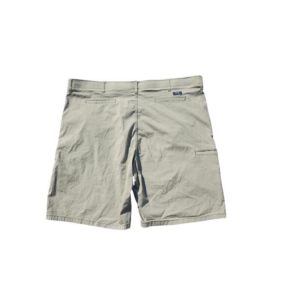 Wrangler Men's Khaki Outdoor Shorts 48x9 Flat Front Stretch Hiking Casual Preppy - Picture 7 of 9